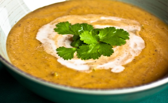 Thai Pumpkin Soup with Coconut Milk